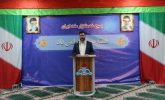 مراسم گرامیداشت هفته بسیج با سخنرانی سردار کبیری پور شرکت گاز استان قم