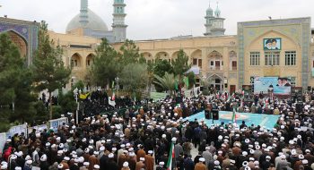 حضور بسیجیان پایگاه شهید چمران در اجتماع بزرگ میثاق با ولایت
