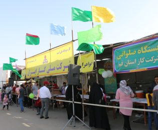 ایستگاه صلواتی شرکت ملی گاز ایران در قم برپا شد