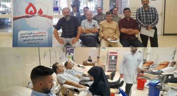 کارکنان بسیجی شرکت گاز استان قم در پویش «حمایت ماندگار» شرکت کردند