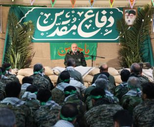 صبحگاه گردان بسیج ادارات در شرکت گاز استان قم برگزار شد
