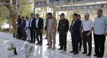 سرپرست شرکت گاز استان قم در نخستین روز کاری خود با آرمان‌های شهدا تجدید پیمان کرد